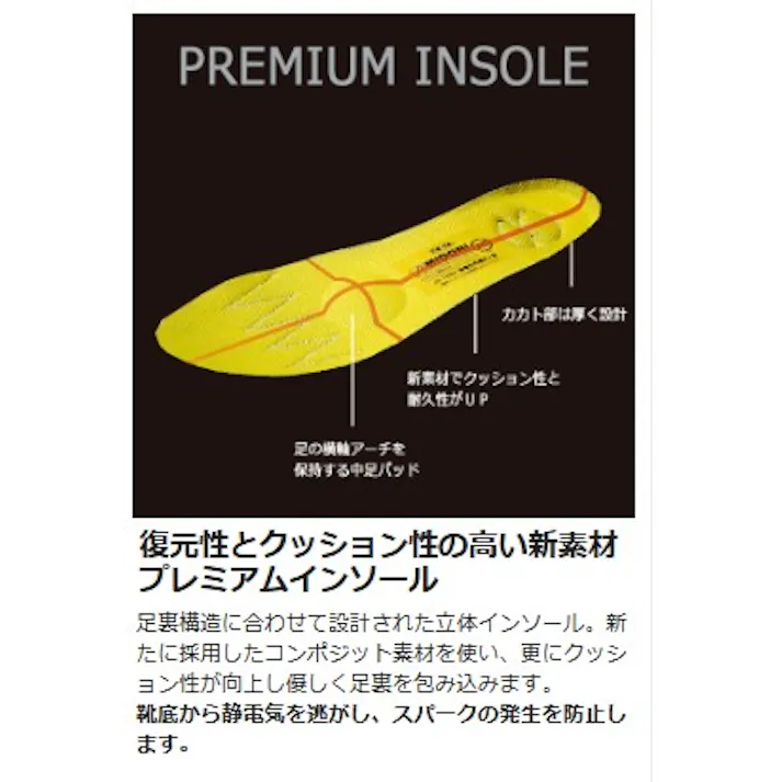 ミドリ安全 静電 安全靴 ブラック 28.5cm メンズ レディース PRM211 作業靴 仕事靴 23.5~28.5cm展開 15000507_20【別送品】