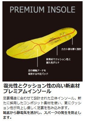 ミドリ安全 通気静電 女性用 安全靴 スリッポンタイプ ホワイト 22.0cm