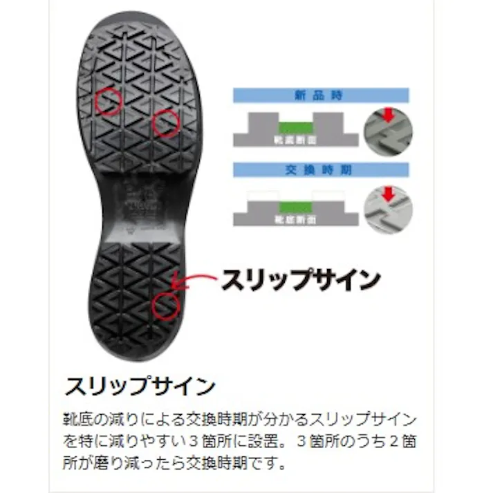 ミドリ安全 超耐滑底 安全靴 ブラック 23.5cm 中編上靴 メンズ レディース HGS520 滑りにくい 仕事靴 23.5~28cm展開 17130006_10【別送品】