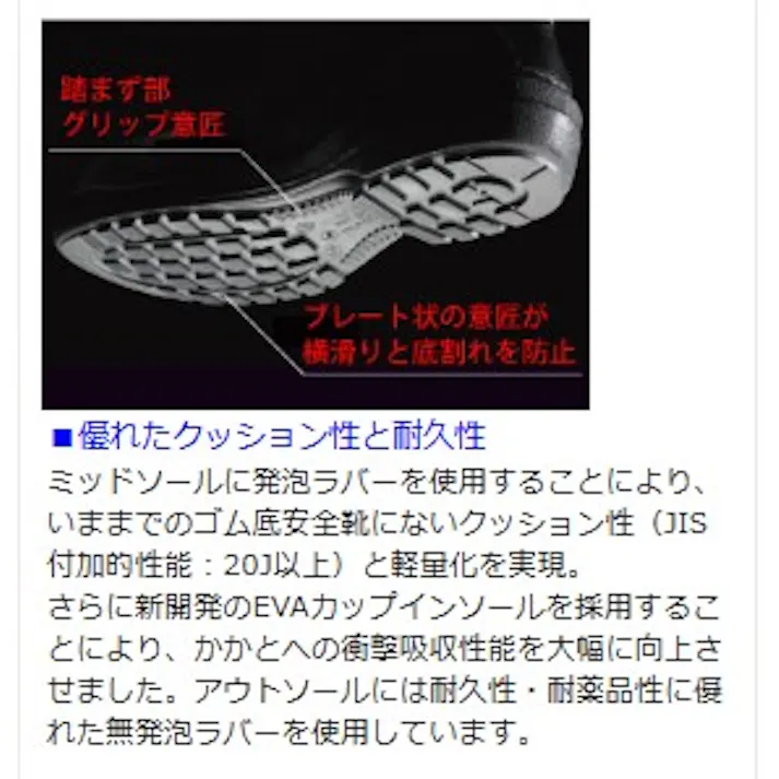 ミドリ安全 静電 ラバー2層底 安全靴 ブラック 26.5cm メンズ レディース RT172N 作業靴 仕事靴 23.5~28cm展開 18000541_16【別送品】
