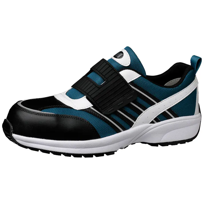 ミドリ安全 先芯入り 超軽量 スニーカー ブルー 27.0cm メンズ レディース SL605 軽い 仕事靴 22~30cm展開 21250413_17【別送品】