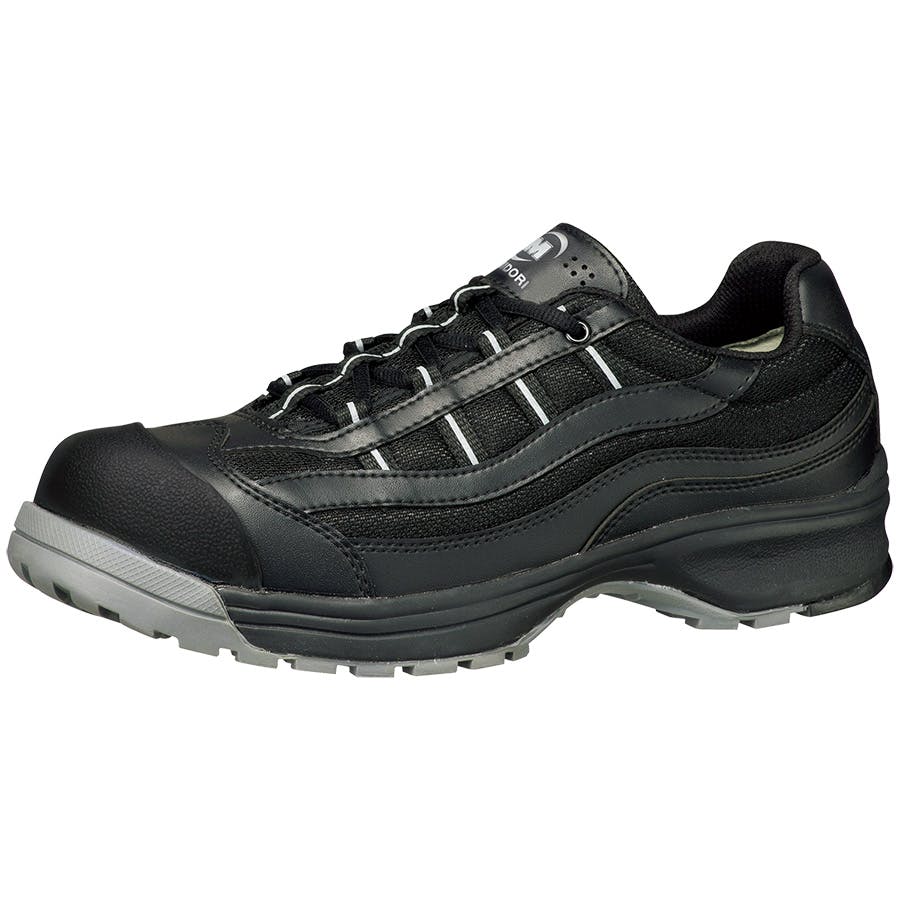 ミドリ安全 先芯入り スニーカー ブラック 30.0cm メンズ レディース 大きいサイズ MPN901 作業靴 仕事靴 22.5～30cm展開 2125055 セーフティーシューズ