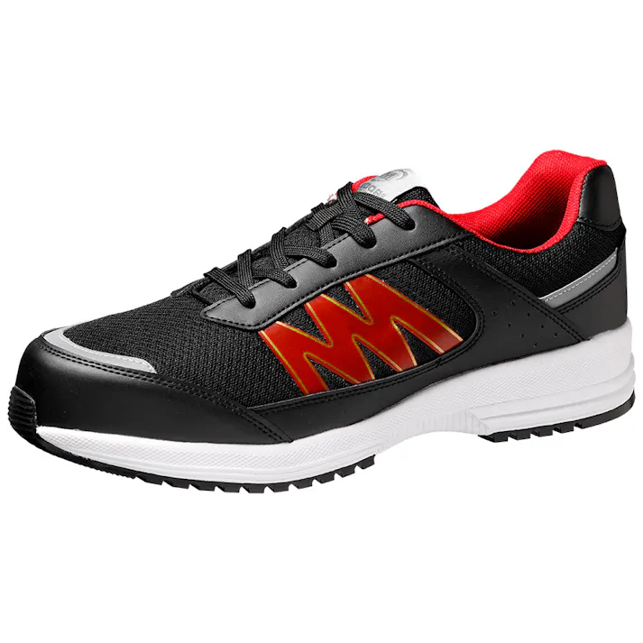 JSAA A種認定 超軽量耐滑スニーカー ひもタイプ WL-110 レッド 26.5cm メンズ レディース 紐 軽い 滑りにくい 21250908_16【別送品】