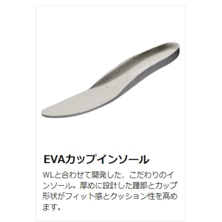 JSAA A種認定 超軽量耐滑スニーカー ひもタイプ WL-110 グレイ 26.5cm メンズ レディース 紐 軽い 滑りにくい 21250909_16【別送品】