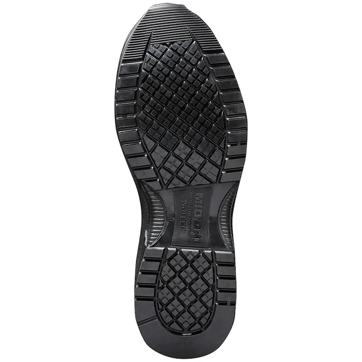 JSAA A種認定 超軽量耐滑スニーカー バンドタイプ WL-115 ブラック 24.0cm メンズ レディース マジックテープ 軽い 滑りにくい 21250910_11【別送品】