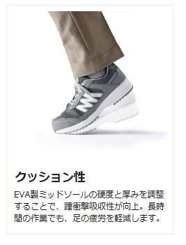 JSAA A種認定 超軽量耐滑スニーカー バンドタイプ WL-115 ブルー 27.5