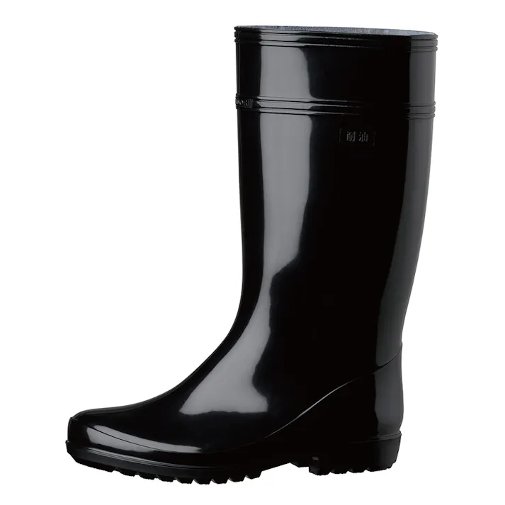 作業長靴 ワークエース W2000 ブラック 25.5cm メンズ レディース 長靴 ムレ防止 仕事用 21350004_14【別送品】