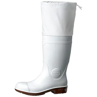 超耐滑安全長靴 NHG1000 スーパーフード ホワイト 22.5cm メンズ レディース 水 侵入 防止 21400079_08【別送品】