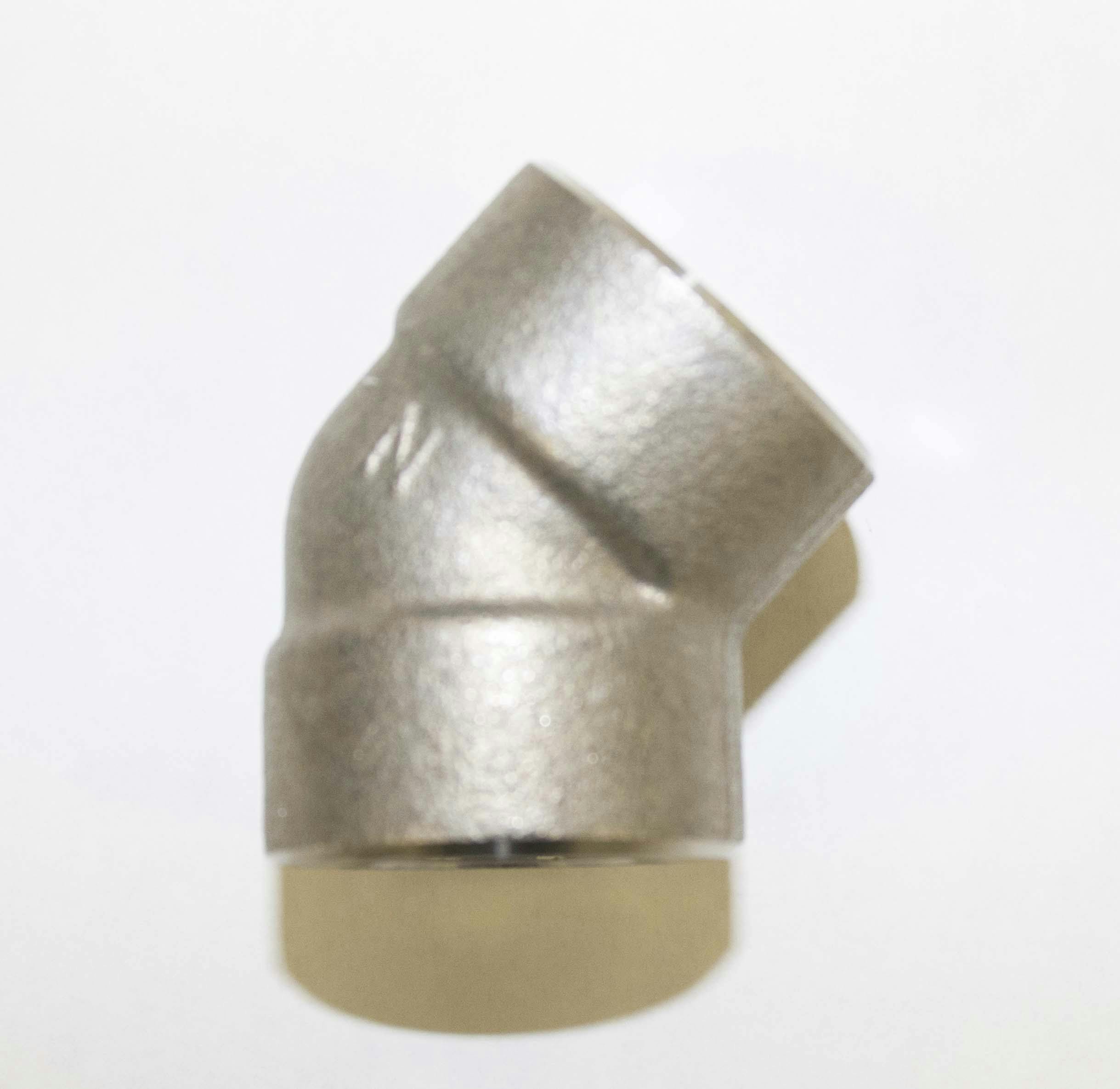 Both-Well(ボスウェル) SUS304 高圧 差込 45°エルボ 20A 配管部材 高圧鍛造継手(ステンレス) 00000067972(CDC) 鋼管・支持金具 Both-Well(ボスウェル) SUS304 高圧 差込 45°エルボ 20A 配管部材 高圧鍛造継手(ステンレス) 00000067972(CDC) 鋼管・支持金具