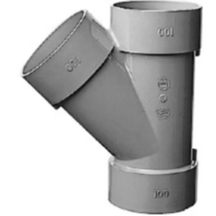 積水化学工業 セキスイ PVC DV-45°Y 50X40 配管部材 DV・VU継手 00000091773【別送品】