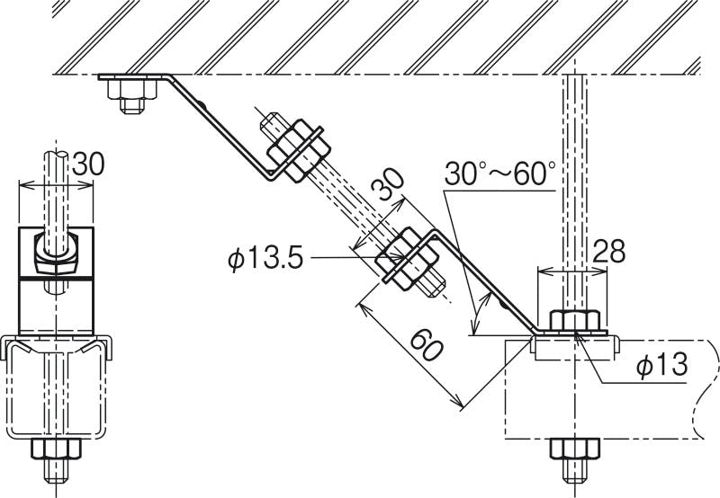 ネグロス電工 DYF1-W3 振れ止め金具 電材 支持金具類 00000092259