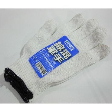 IVALUE IVL-GNT-B-8G 軍手【綿混・8ゲージ・12組1セット】 副資材 軍手 00000168569【別送品】
