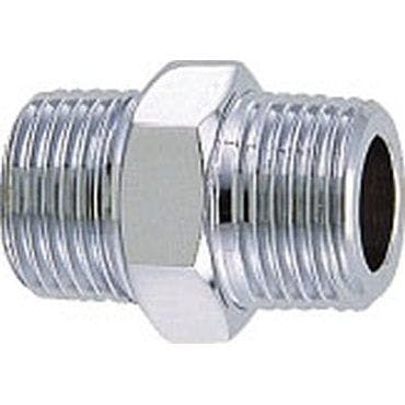 カクダイ 6128A 20 6128A 六角ニップル (クローム) 20 衛生部材 配管資材(継手) 00000179139(CDC) 鋼管・支持金具