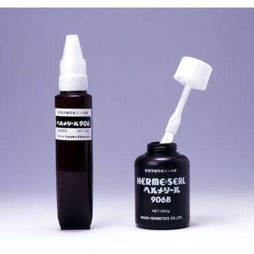 日本ヘルメチックス 906B 高性能多目的配管用シール剤【灰色・250gハケ