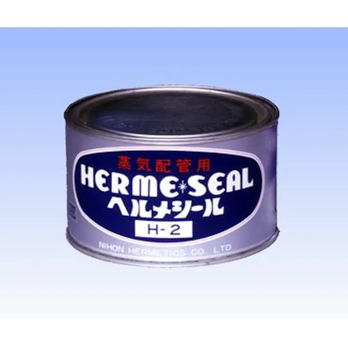 日本ヘルメチックス H-2 蒸気配管用シール剤【黒色・ 500g缶】 副資材 配管用ヘルメシール【一般配管】 00000217801【別送品】