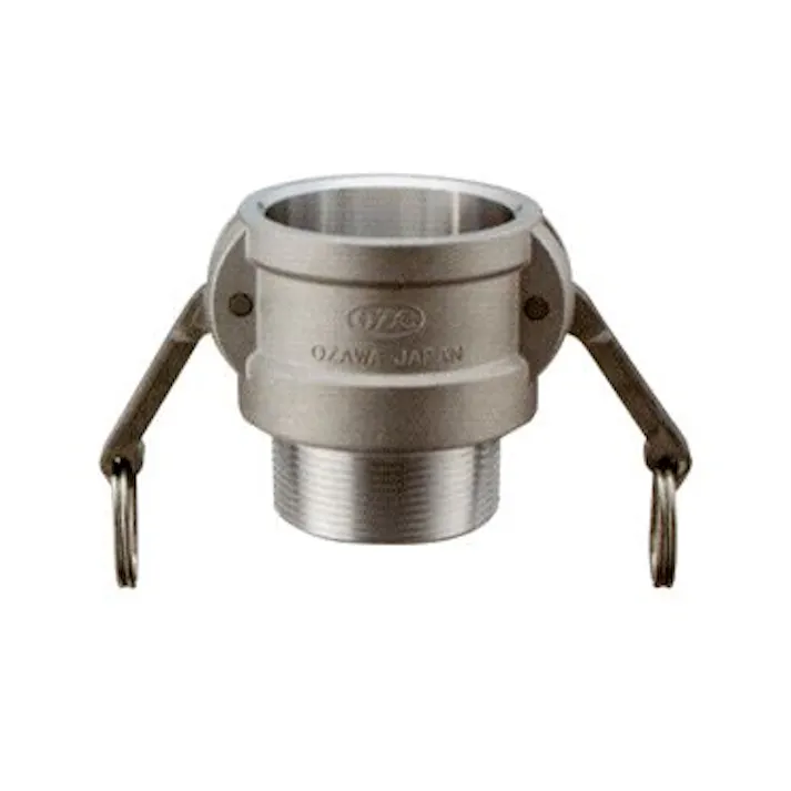 小澤物産 OZ-B-AL 50A OZ-B アルミ 雄ネジ型カプラー 50A 配管部材 クイックカップリング 00000236268【別送品】