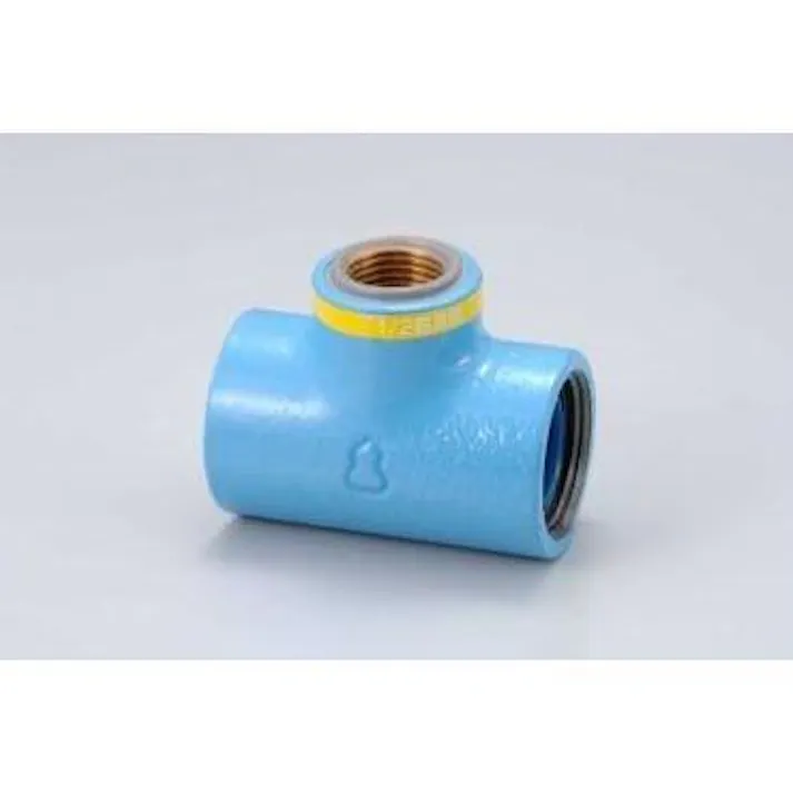 桑名金属工業 PQWK-ZCRT 給水栓径違いチーズ 防食ねじ付異種金属接続用ZC形 25AX15A 配管部材 PQWK継手 00000242073【別送品】