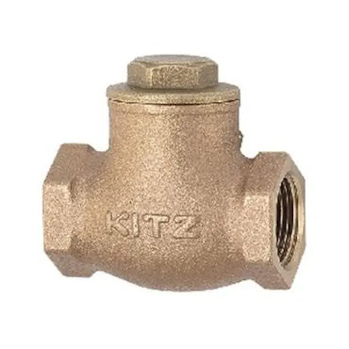 キッツ R 15A R 青銅スイングチャッキ弁【125型】 15A 配管部材 青銅・黄銅(汎用品) 00000245612(CDC)【ネット注文限定・別送品】