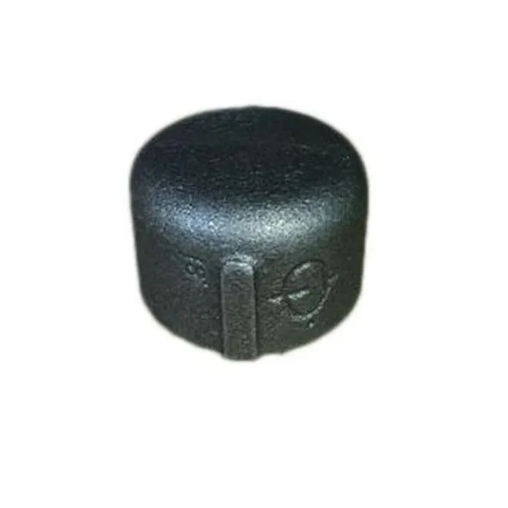 リケン 黒 キャップ 15A 配管部材 黒 ねじ込み継手 00000247233【別送品】