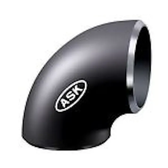 淡路マテリア PT370 S/40 90° ショートエルボ 黒 200A 配管部材 PT370 溶接継手 00000260691【別送品】