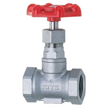 KITZ ステンレス ゲートバルブ(S13A) 15A 2個 産業・研究開発