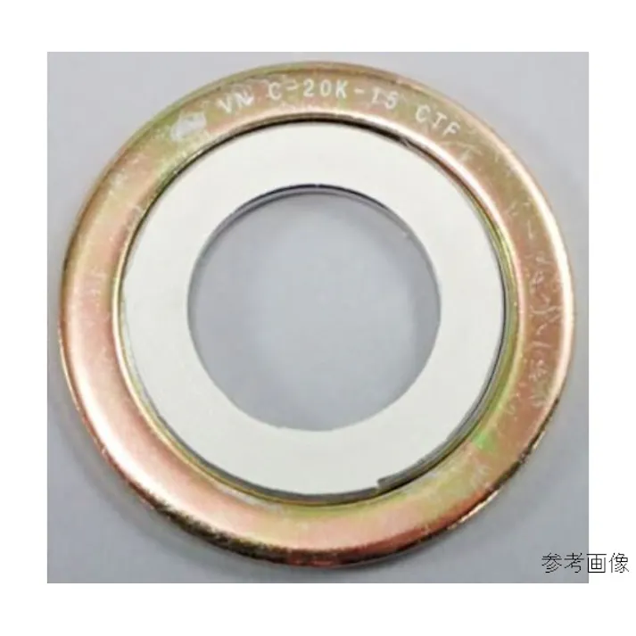 バルカー V8591V-ZESZZ 10K ノンアス 外輪付(炭素鋼)クリーンタイトパッキン 100A 配管部材 V8591 外輪付クリーンタイトパッキン 00000326115【別送品】