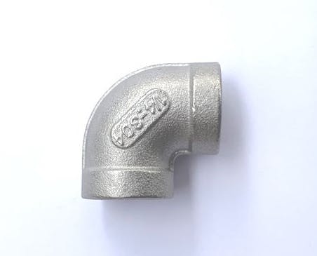 吉年 SUS304 低圧ネジ込 エルボ 25A 配管部材 SUS304 低圧 ねじ込み継手 00000334746【別送品】