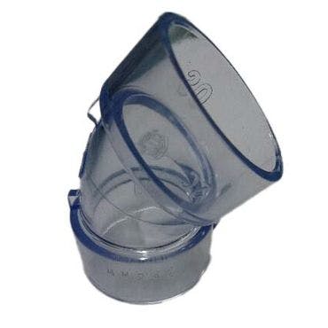 積水化学工業 セキスイ 透明 DV-45°L 45°エルボ 30 配管部材 透明DV継手 00000355071(CDC) 塩ビ給水管 積水化学工業 セキスイ 透明 DV-45°L 45°エルボ 30 配管部材 透明DV継手 00000355071(CDC) 塩ビ給水管