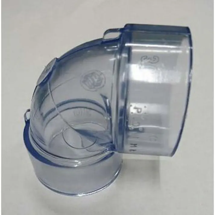 積水化学工業 セキスイ 透明 DV-DL 90°エルボ 100 配管部材 透明DV継手 00000355092(CDC)【ネット注文限定・別送品】