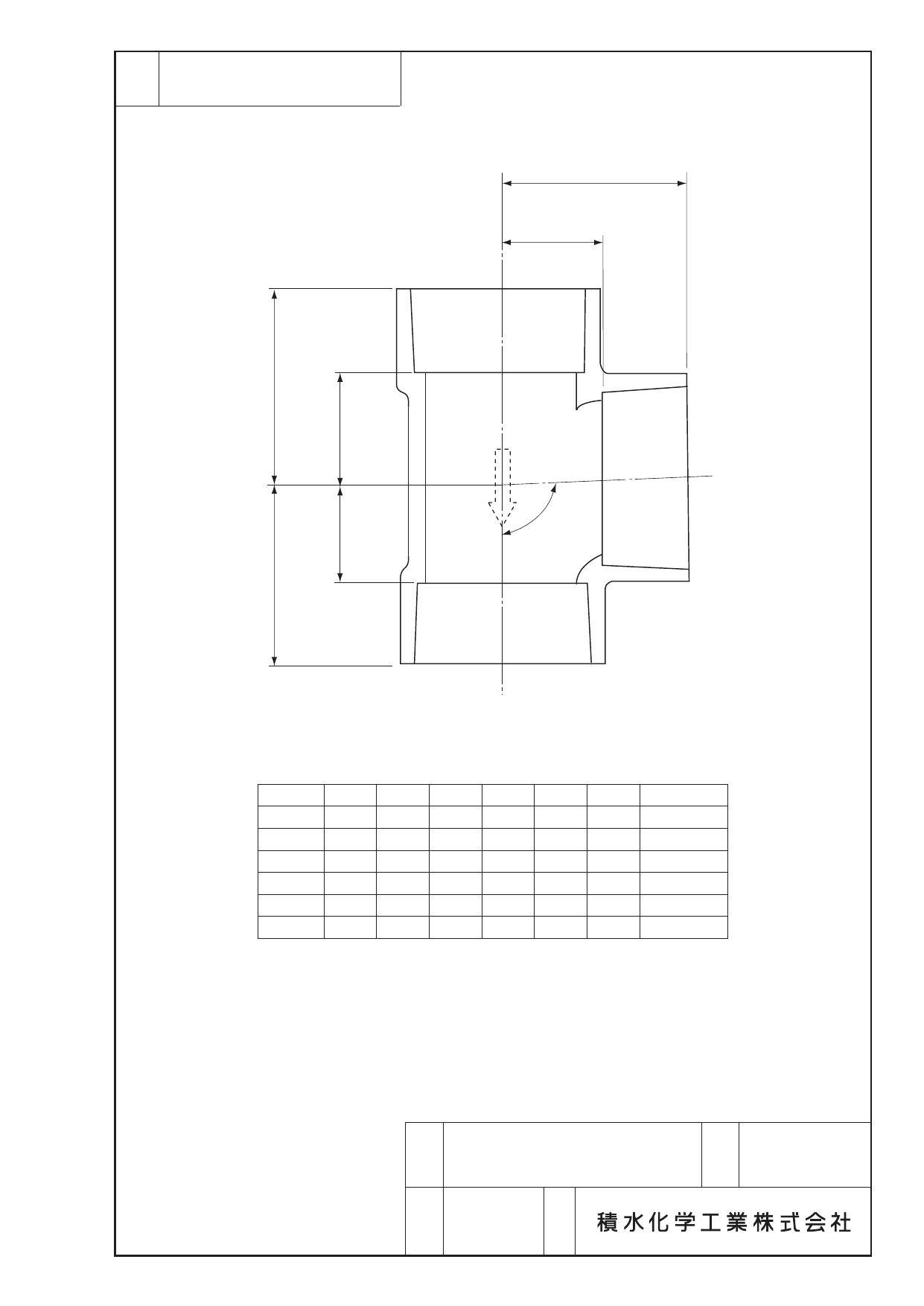 積水化学工業 セキスイ 透明 DV-DT 90°チーズ 40 配管部材 透明DV継手