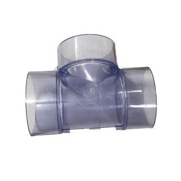 積水化学工業 セキスイ 透明 DV-DT 90°チーズ 75 配管部材 透明DV継手 00000355117【別送品】