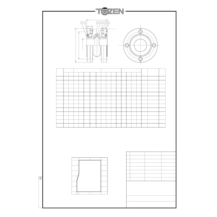 TOZEN ユーフレックス (ゴム被覆型・接液部テフロン複合機能型フレキシブル継手) 50A 配管部材 ユーフレックス(SS400/10KF) 00000366683【別送品】