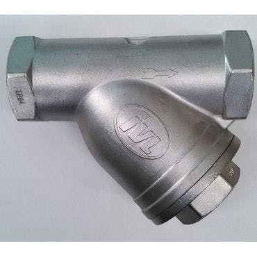 IVALUE SYST-M60 ステンレス製 ねじ込み式 Y形ストレイナー 【60メッシュ】 10A 配管部材 ステンレス Y型ストレイナー 00000606230【別送品】