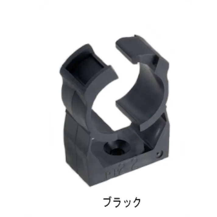 アカギ A14760 キャッチイット/PP(サヤ管/CD管用) ブラック PP10 配管支持金具類 樹脂バンド 00000865618【別送品】