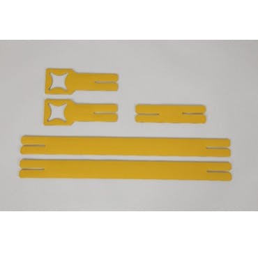 IVALUE イージーコーン用バー 5点セット 黄色 配管部材 イージーコーン 00000873899【別送品】