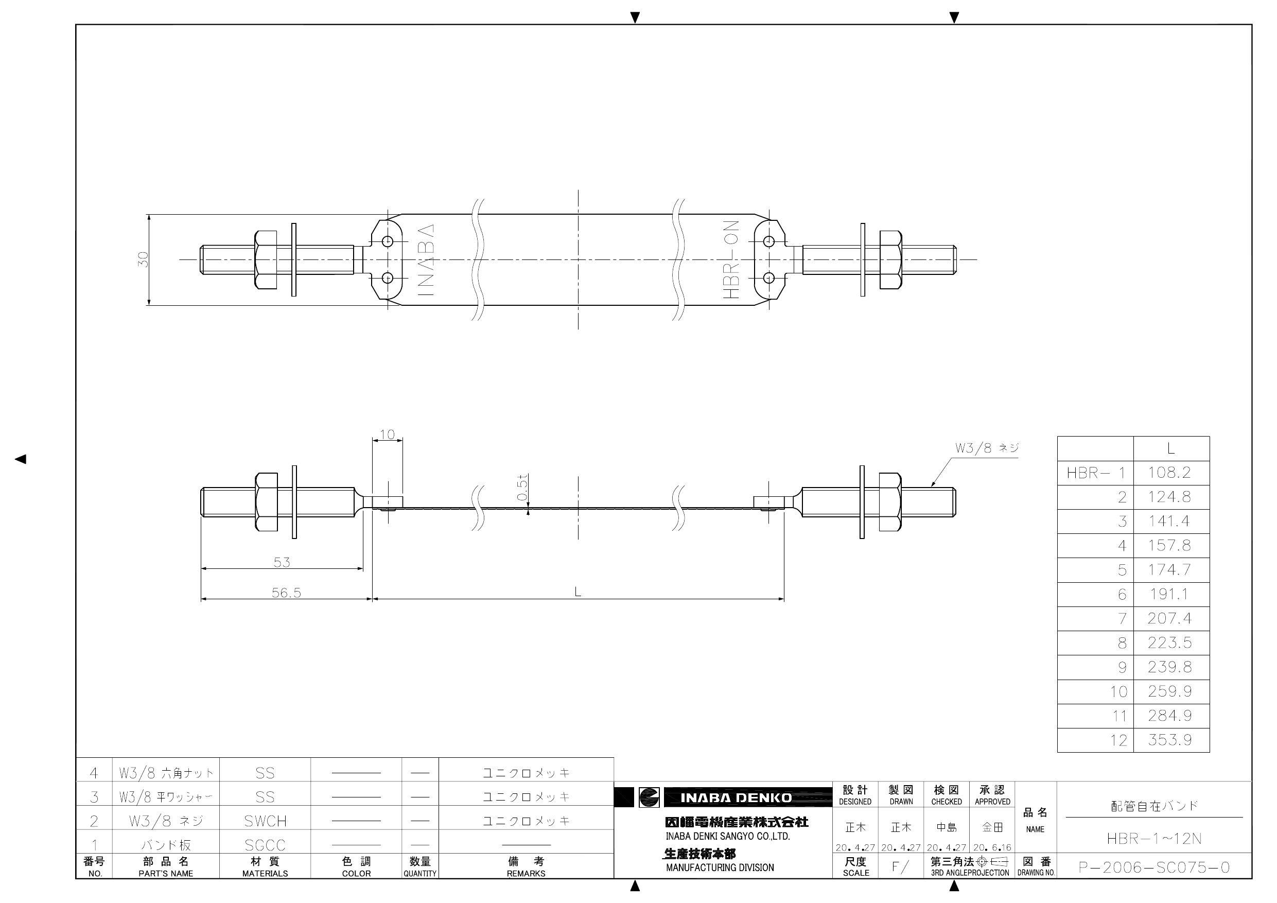 因幡電工 HBR-11N 配管自在バンド (50個セット) INABA 因幡電機産業 HBR-11N 配管自在バンド (CDC)【別送品】 | 空調