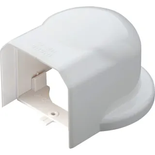 因幡電機産業 MW-75-W スリムダクトMD ウォールコーナー 空調部材 配管化粧カバー MD 00000881838【別送品】