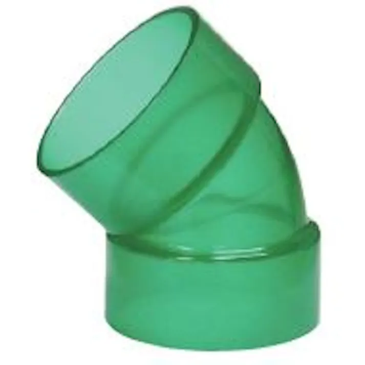 積水化学工業 セキスイ FS-45L エスロン 建物用耐火性ポリ塩ビ管 DV 45°エルボ 透明 65 配管部材 エスロン 透明耐火DV継手 00001168999【別送品】