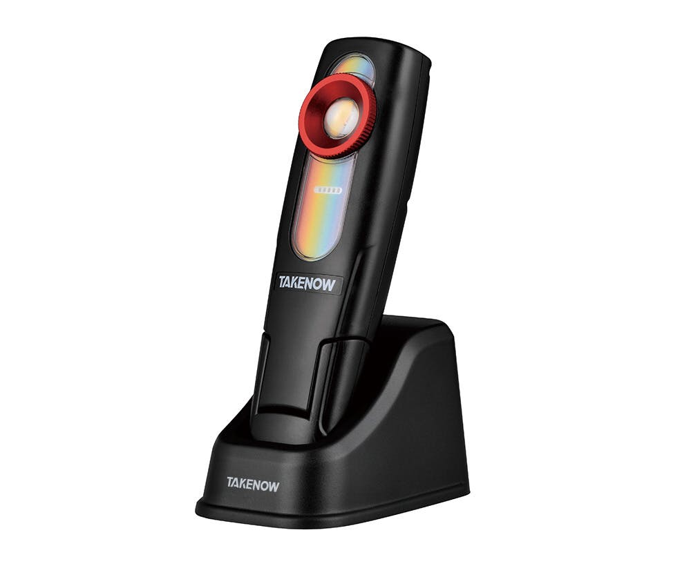 テイクナウ 塗装 調色 検査作業向け 500ルーメン 3.7V 充電式 三光色