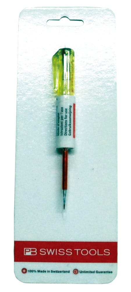 PB SWISS TOOLS ピービースイスツールズ クラシックハンドル 検電マイナスドライバー 刃先厚0.5X刃先幅2.5mm 全長125mm 175.0 ドライバー PB SWISS TOOLS ピービースイスツールズ クラシックハンドル 検電マイナスドライバー 刃先厚0.5X刃先幅2.5mm 全長125mm 175.0 ドライバー