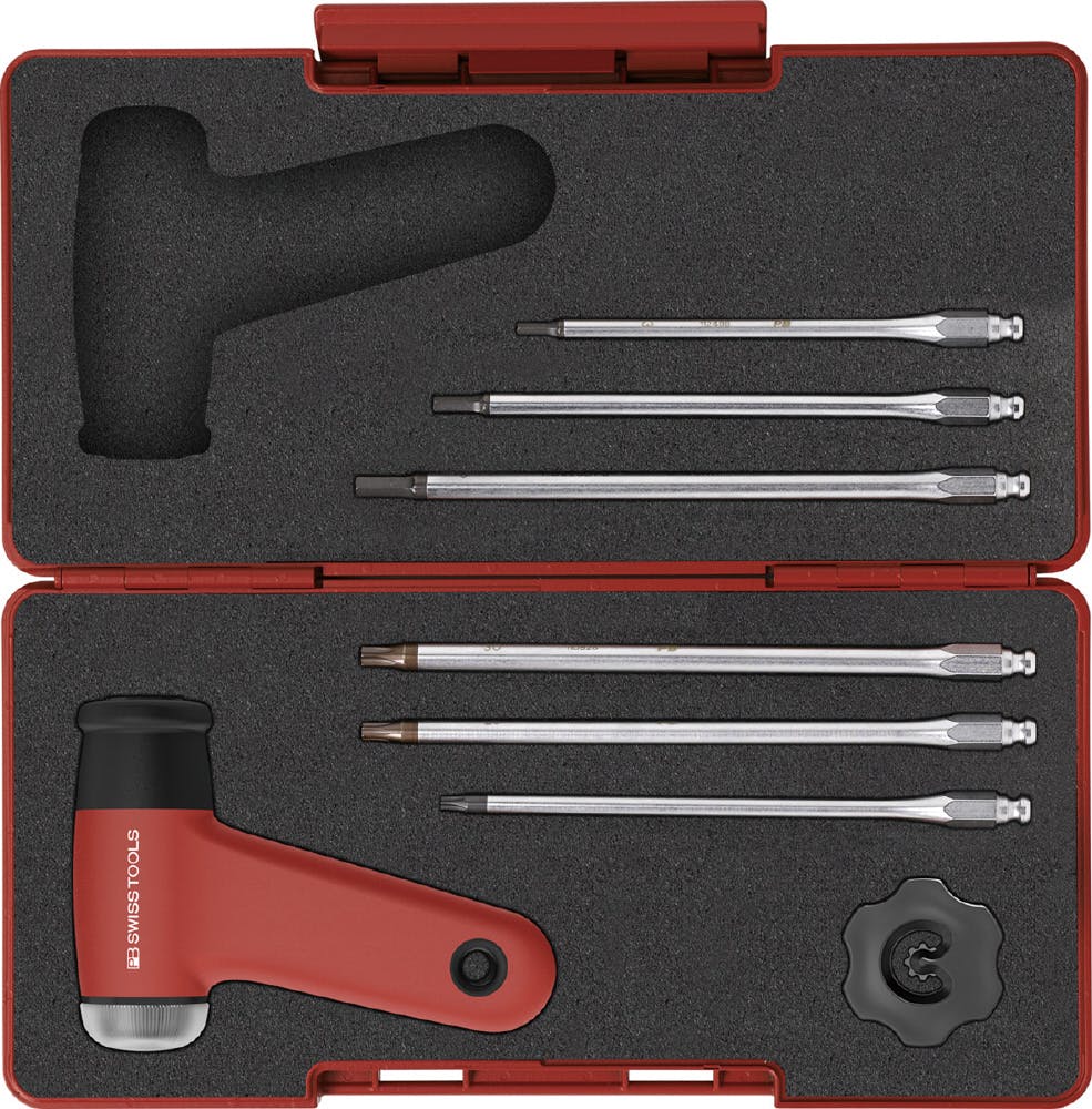 PB SWISS TOOLS ピービースイスツールズ 7点組 レバーグリップ 225トルクス・六角ドライバーブレード付トルクドライバーセット ケース付 トル ドライバー PB SWISS TOOLS ピービースイスツールズ 7点組 レバーグリップ 225トルクス・六角ドライバーブレード付トルクドライバーセット ケース付 トル ドライバー