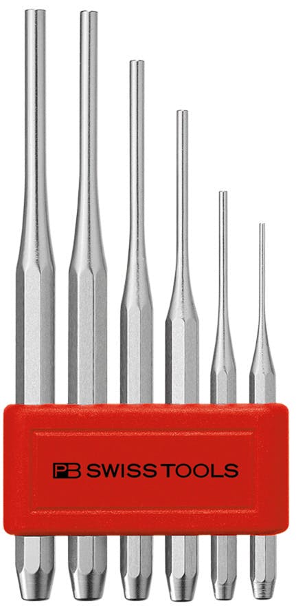 PB SWISS TOOLS ピービースイスツールズ 6本組 平行ピンポンチセット 八角胴タイプ ホルダー付 750.BL 000501238353 リベット・ハトメ PB SWISS TOOLS ピービースイスツールズ 6本組 平行ピンポンチセット 八角胴タイプ ホルダー付 750.BL 000501238353 リベット・ハトメ