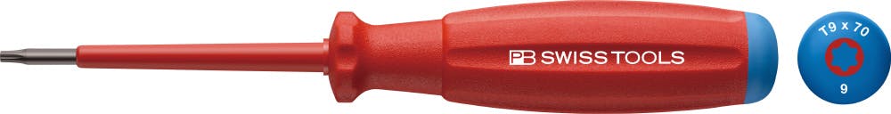 PB SWISS TOOLS ピービースイスツールズ スイスグリップ 絶縁ヘクスローブドライバー T9 全長165mm 58400.9-70 0005015 ドライバー PB SWISS TOOLS ピービースイスツールズ スイスグリップ 絶縁ヘクスローブドライバー T9 全長165mm 58400.9-70 0005015 ドライバー