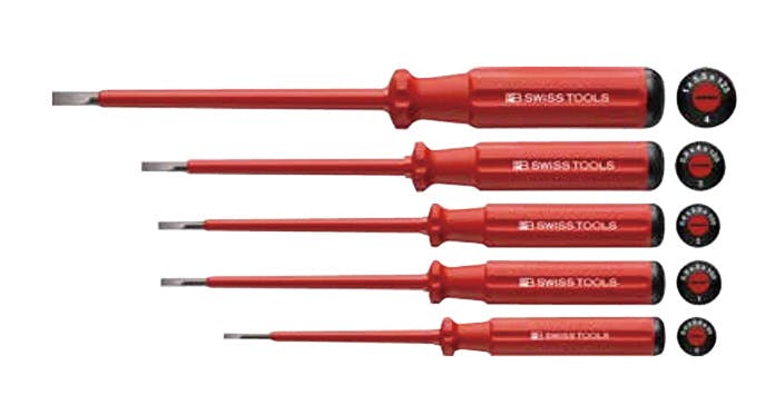 PB SWISS TOOLS ピービースイスツールズ 5本組 スイスグリップクラシックハンドルタイプ 絶縁マイナスドライバーセット 5538 0005015 ドライバー PB SWISS TOOLS ピービースイスツールズ 5本組 スイスグリップクラシックハンドルタイプ 絶縁マイナスドライバーセット 5538 0005015 ドライバー