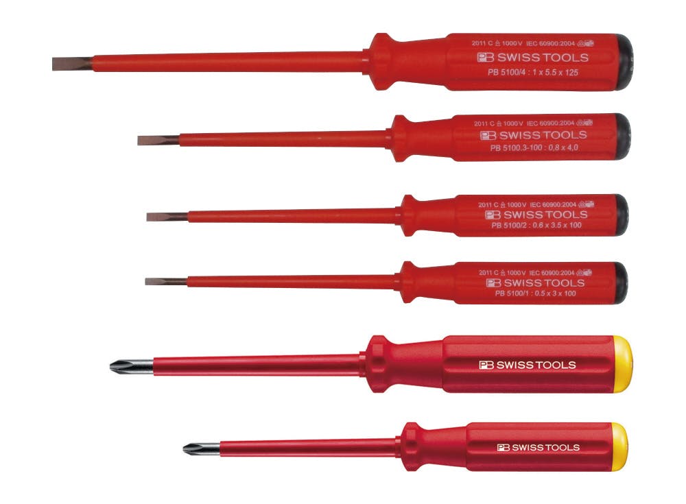 PB SWISS TOOLS ピービースイスツールズ 6本組 スイスグリップクラシックハンドルタイプ 絶縁ドライバーセット(マイナス・プラス) 5542 0 ドライバー PB SWISS TOOLS ピービースイスツールズ 6本組 スイスグリップクラシックハンドルタイプ 絶縁ドライバーセット(マイナス・プラス) 5542 0 ドライバー