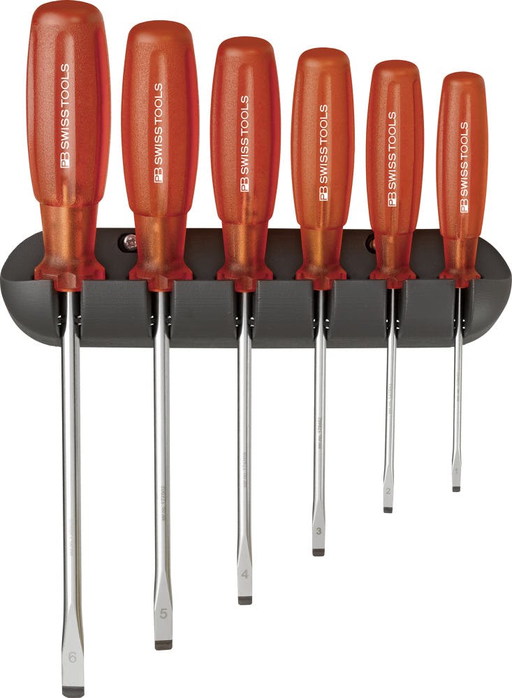 PB SWISS TOOLS ピービースイスツールズ 6本組 マルチクラフト マイナスドライバーセット ホルダー付 6240 000501568240 ドライバー PB SWISS TOOLS ピービースイスツールズ 6本組 マルチクラフト マイナスドライバーセット ホルダー付 6240 000501568240 ドライバー