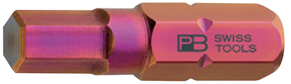 ピービースイスツールズ 6.35差込 C6ビットシリーズ インチサイズ 六角ビット 5/32” 全長25mm C6.213Z-5/32 ドライバービット ヘックスビット 差替ビット 501607007【別送品】