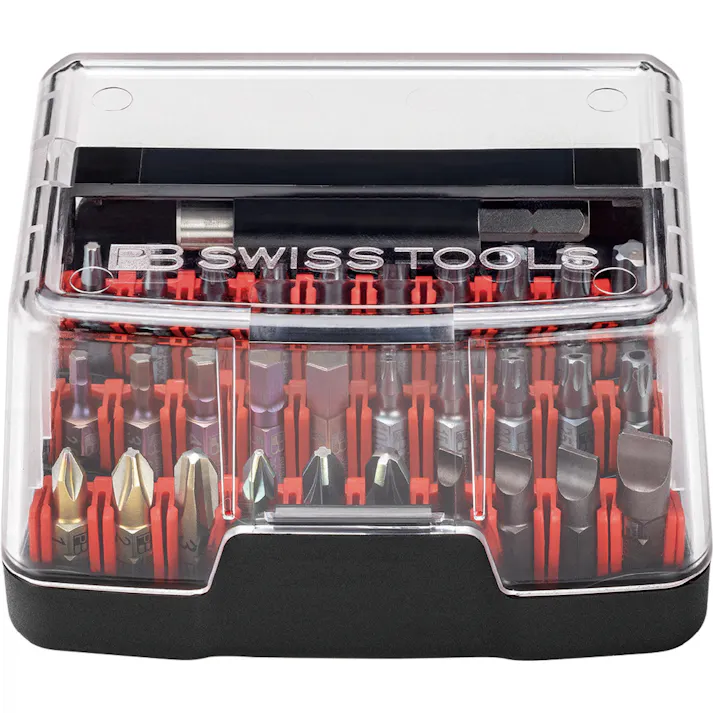 ピービースイスツールズ 6.35差込 29点組 C6ビットシリーズ ドライバービットセット プラスチックケース付 C6.990 ドライバービット 工具セット 差替ビット 501620990【別送品】