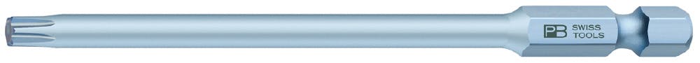 ピービースイスツールズ 6.35差込 E6ビットシリーズ 段付ロングへクスローブビット T30 全長150mm E6L.400/30-150 ドライバービット トルクスビット 差替ビット 501657317【別送品】