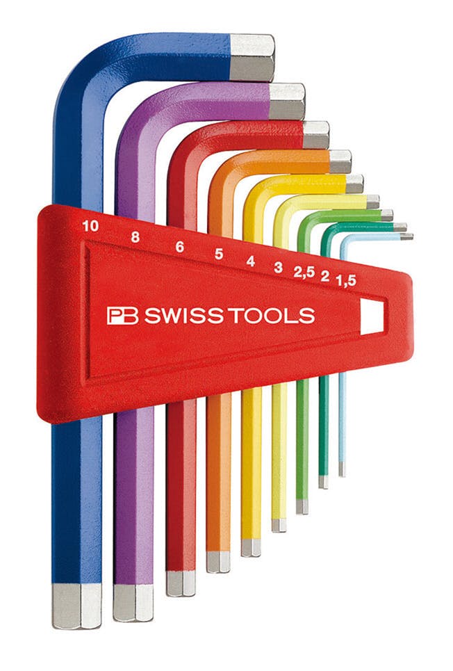 PB SWISS TOOLS ピービースイスツールズ 9本組 レインボーシリーズ 